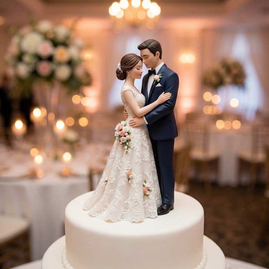Topo de Bolo Noivos